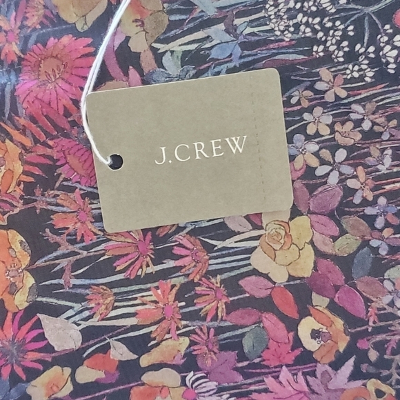 NWT  J.CREW Liberty Art‎ floral print puffer scarf Style K6258. - Picture 9 of 10